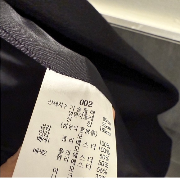 Korean Brand Kuho Plus - Signature Back Button Tailored Coat - Picture 5 of 8